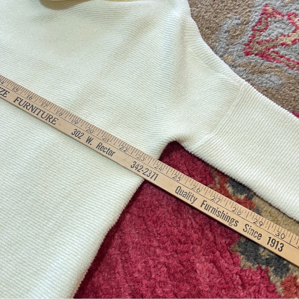 Free People XS Oversized Cream Ottoman Tunic Relaxed Ivory Soft Dressy Sweater - Picture 11 of 14